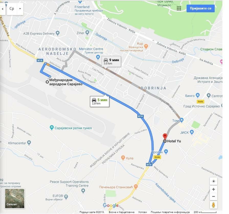 Hotel Beograd - Yu Lukavica Eksteriør billede